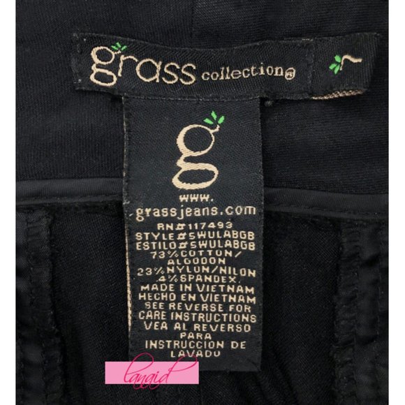 Grass Collection Black Stretch Classic Chino Khaki Cuffed Stretchy Shorts 7 M - Picture 4 of 5